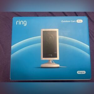 Ring Outdoor Security Camera in White